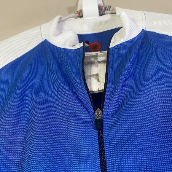 Castelli Blue Full Zip Cycling Jersey Size Large - Picture 6 of 16